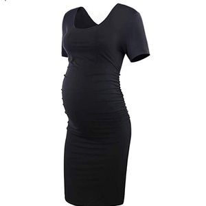 Casual black maternity dress Xl
